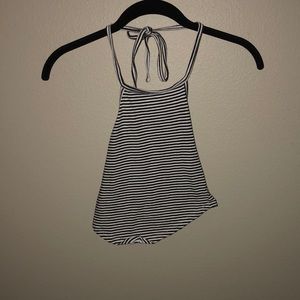 Halter stripe top